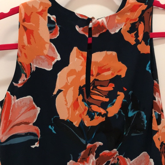 C&E Watercolored Floral Tank Blouse - Picture 2 of 3